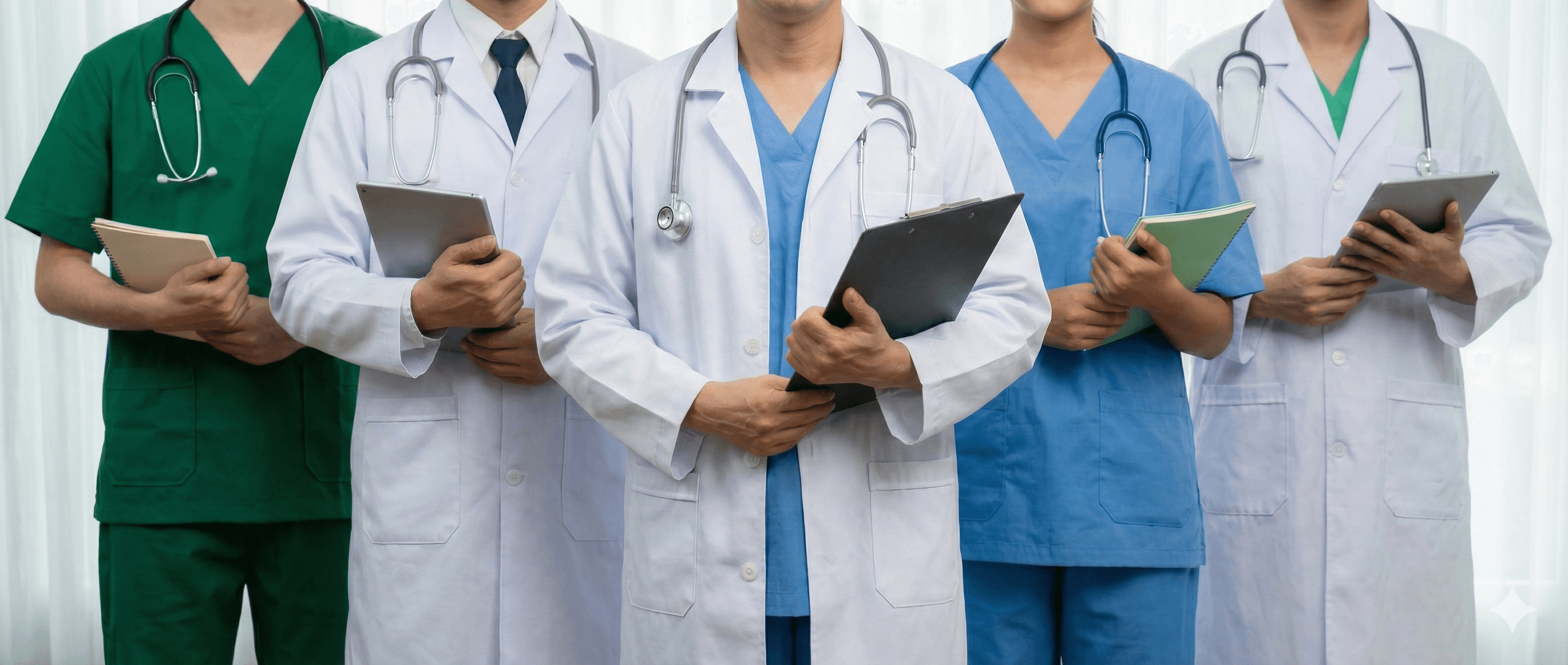 Equipo médico profesional